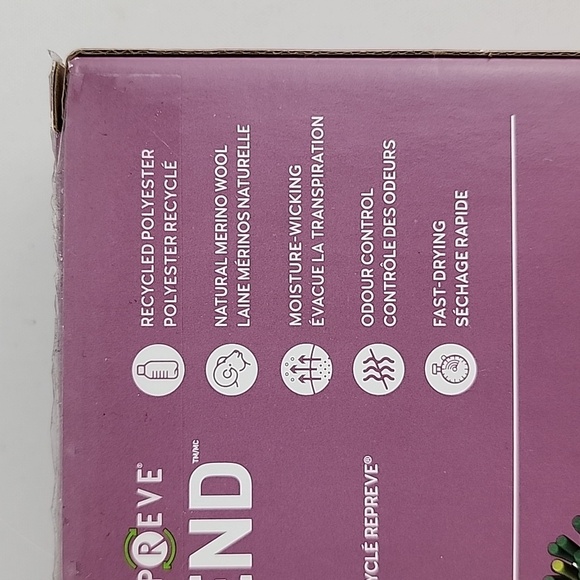 PARADOX Women's Black Merino Blend Legging Performance BaseLayer Drirelease Sz L - Picture 7 of 9